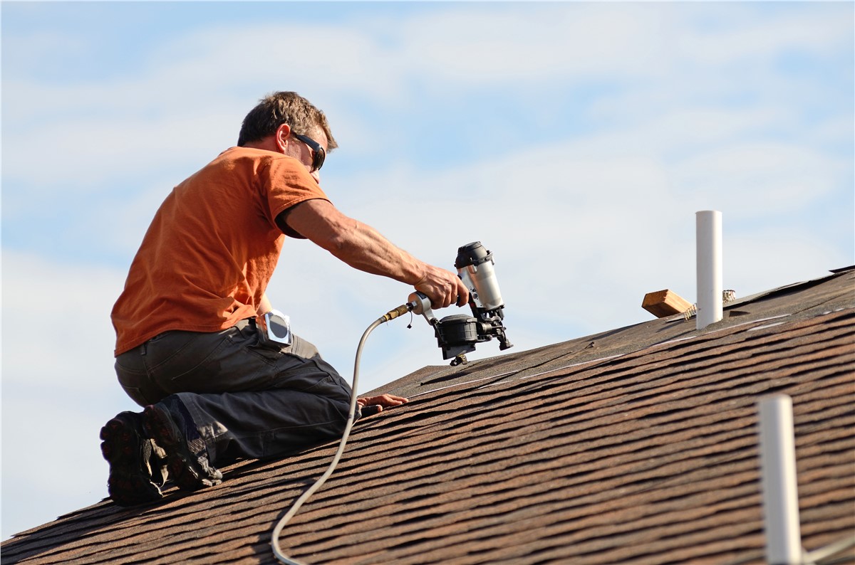 nailing down shingles